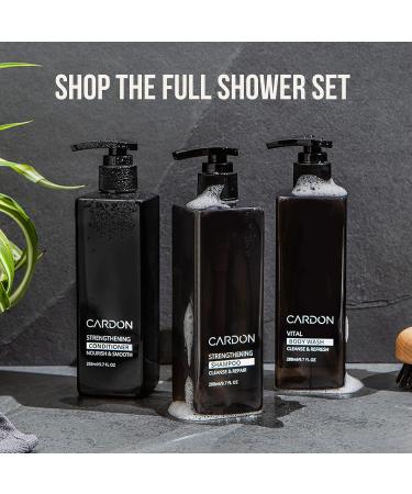 Hair Growth Shampoo for Men by CARDON - Prevents Thinning Hair | Strengthens Hair Roots | Korean Skin Care for Healthy Scalp - Oily Hair and Dry Scalp Treatment - 1 Bottle - Buy Online on GoSupps.com
