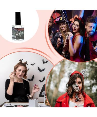 Liquid Scar Paint 15ml Halloween Collodion Rigid Scar Paint with Brush - Personal Care Makeup - for Face Skin Body Costume Cosplay Halloween Photography Role-Playing - Buy Online on GoSupps.com