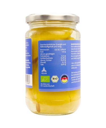 Buy Mansuris Organic Pickled Lemons in Sea Salt - Citron Beldi for Tajine & Couscous | Vegan Gluten-Free | 350g - International Shipping Available - Buy Online on GoSupps.com