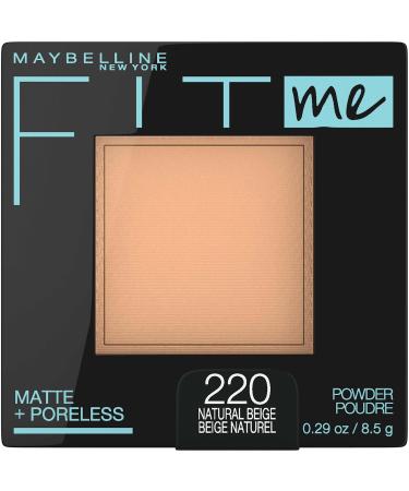 Maybelline New York Fit Me Matte Plus Pore Less Powder 220 Natural Beige