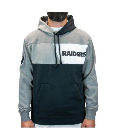 Mitchell & Ness NFL Color Blocked Fleece Hoodie S Oakland Raiders