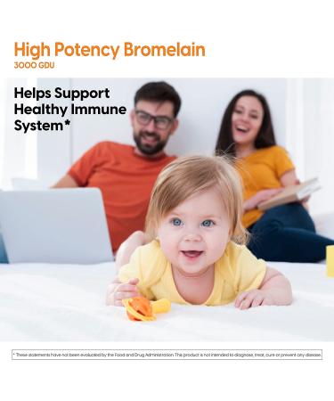 Buy Doctor's Best Bromelain 3000 GDU - High Potency 500mg, 90 Veggie Caps - Buy Online on GoSupps.com
