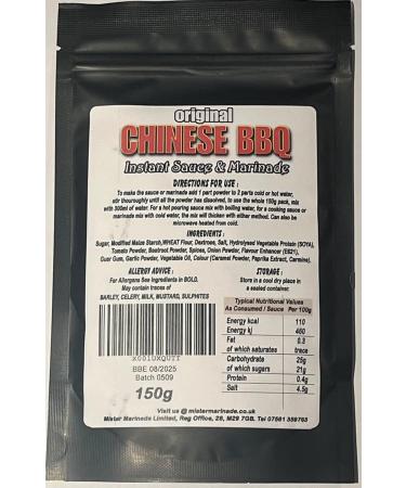 Mister Marinade Instant Sauce & Marinade 150g (Chinese BBQ) - Buy Online on GoSupps.com