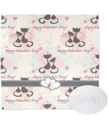 YouCustomizeIt Personalized Cats in Love Washcloth
