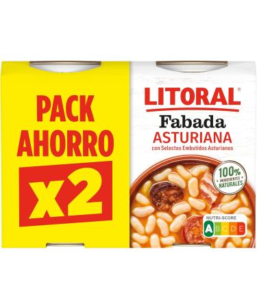 LITORAL Fabada Asturiana Duplo 2 cans of 420 g (2 x 420 g) - Buy Online on GoSupps.com