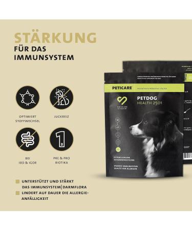 Peticare Probiotics & Prebiotics Powder for Dogs | Strengthen Immune System & Intestinal Health | Natural Allergy Relief | 500g - Petdog Health - Buy Online on GoSupps.com