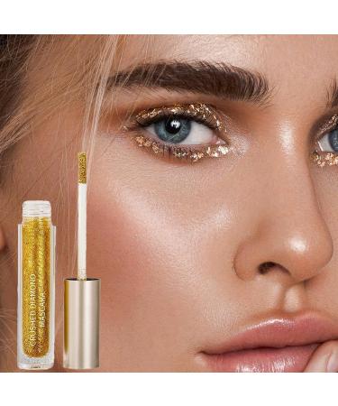 Glitter mascara sparkly mascara glittery waterproof color mascara volumizing glitter mascara for women and girls - Buy Online on GoSupps.com