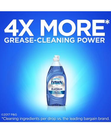 Dawn Platinum Dishwashing Liquid Soap - Refreshing Rain 8 oz (Pack of 18) | International Shipping - Buy Online on GoSupps.com