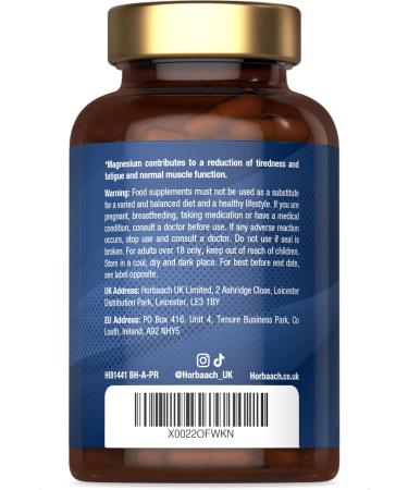 Horbaach Magnesium Complex with Glycinate bisglicinate Citrate and more 5 types of Complex 180 Vegan Capsules Horbach - Buy Online on GoSupps.com