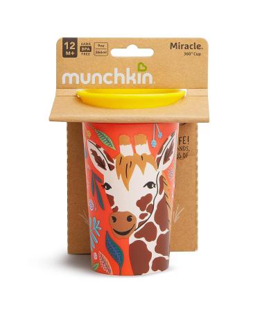 Munchkin Wildlove Sippy Cup 9 Oz - Giraffe Design | BPA-Free - Buy Online on GoSupps.com
