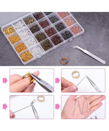 Cridoz 2340Pcs Jump Rings and Lobster Clasps Kit for Jewelry Making and Repair - Buy Online on GoSupps.com
