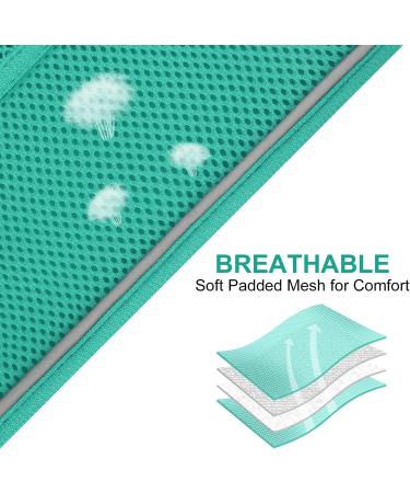 Joyal Dog Harness - Reflective Soft Padded Breathable Air-Mesh for Small Dogs & Cats - Turquoise XXS (31-34cm) - Buy Online on GoSupps.com