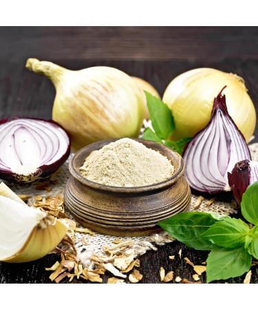 Onion Powder 200g Premium Quality Non-GMO Gluten-Free Finely Ground for Cooking Fries Seasoning and Marinades Rich Flavor and Aroma No Additives - Buy Online on GoSupps.com