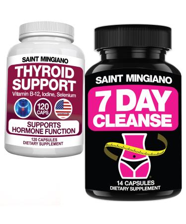 7 Day Cleanse Program Detox - with - Thyroid Support Supplement
