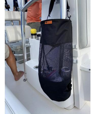 Port City Creations Boat Trash Bag - Portable Outdoor Mesh Bag for Boat, Kayak & Camper (Black) - Buy Online on GoSupps.com