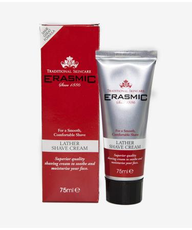 Erasmic lather shave cream 75mls