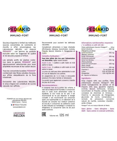 PEDIAKID - Maxi Natural Defenses Treatment - 1 Pediakid Immuno-Fort Syrup 250 ml + 1 Pediakid Probiotics 10 m + 1 Pediakid Vitamin D3 1000 IU - Supports Immunity & Bone Capital - Buy Online on GoSupps.com