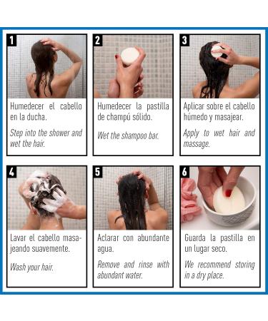 Valquer Laboratorios - 2 in 1 solid shampoo (shampoo and conditioner) - 95% natural ingredients - All hair types - Vegan - Organic Shampoo - 70 Gr - Buy Online on GoSupps.com