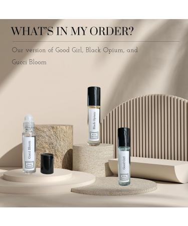 3 Pc Womens Gift Set Fragrance Oil For Women Roll On Body Oil Perfume Samples Fragrance Oil Gift For Her Perfume Oil Sampler Gift Box Top Sellers - Buy Online on GoSupps.com