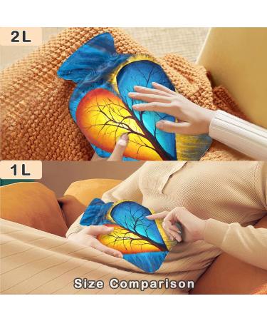 Buy Naanle Tree of Life Transparent Hot Water Bottle | 1L Hand & Foot Warmer for Pain Relief & Heat Therapy - International Shipping Available - Buy Online on GoSupps.com