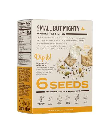 Humble Seed Grain Free Crackers | Everything Flavor 4.25 oz | Pack of 3 | Gluten Free, Plant Based, Non-GMO, Vegan | 6-Seed Blend - Buy Online on GoSupps.com