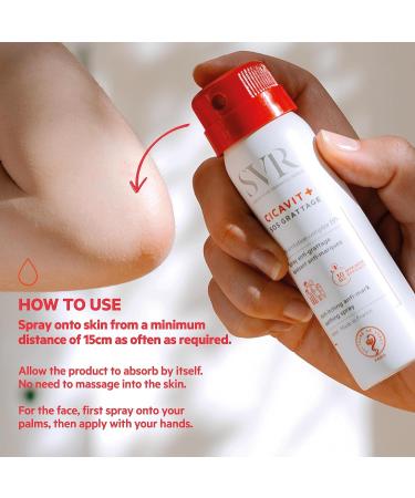 SVR CICAVIT+ SOS Ultra-Rapid Anti-Itch Relief Face and Body Spray for Soothing and Cooling Itchy and Damaged Skin Alll Ages 40ml - Buy Online on GoSupps.com