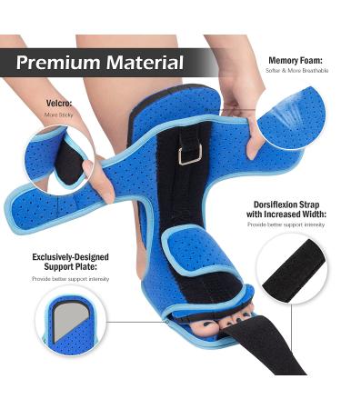Lynrise Plantar Fasciitis Night Splint - 2pcs Foot Brace for Pain Relief | Achilles Tendonitis & Flat-Foot Support for Women & Men - Buy Online on GoSupps.com