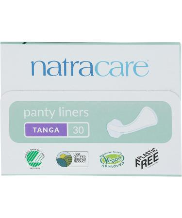 Natracare Natural Panty Liners Tanga - 30 Count - Buy Online on GoSupps.com