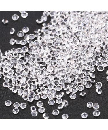 rumoe 1440Pcs Micro Diamond DIY Nails Rhinestones Crystal Flat Back Non Rhinestones Need Glue Nail Art Decoration Cosmetics White - Buy Online on GoSupps.com