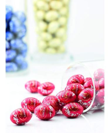 Lindt Bag of 22 Medium and Fondant Lindor Eggs in Dark Milk and White Chocolate for Easter Egg Hunt 180g - Buy Online on GoSupps.com