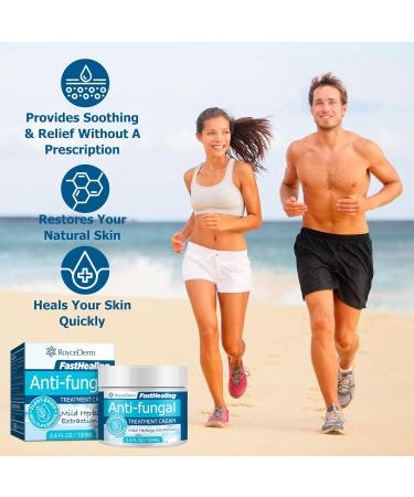 Roycederm Antifungal Cream - Powerful Ringworm & Jock Itch Treatment for Humans | Extra Strength Skin Fungal Relief - Buy Online on GoSupps.com