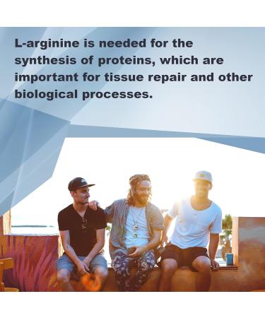 LifeLink L-Arginine | 500 mg x 100 Capsules | Precursor to Nitric Oxide | Healthy Blood Flow Heart Health | Gluten Free & Non-GMO | Made in The USA - Buy Online on GoSupps.com