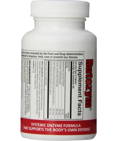 Naturally Vitamins Rutozym 120 ct Bottle Medium Yellow - Buy Online on GoSupps.com