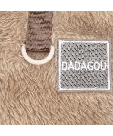 Smalllee Lucky Store Sherpa Fleece Sweater Vest for Small Dogs & Cats | Warm Autumn Winter Clothing for Yorkies & Chihuahuas | D-Ring Soft Sweatshirt Brown Size L - Buy Online on GoSupps.com