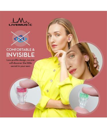 HearGreat Reusable Silicone Ear Plugs - 2 Pairs of High Fidelity Hearing Protection Plugs for Sleep, Concerts, Travel, Work - 21 dB and 27 dB - Aluminum Case Included - Buy Online on GoSupps.com