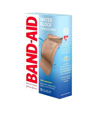 Buy Band-Aid Tough-Strips Extra Large Waterproof Adhesive Bandages - 10 ct | Fast International Shipping - Buy Online on GoSupps.com