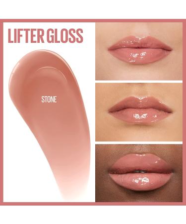Maybelline Lifter Gloss 008 Stone - Hyaluronic Acid Lip Gloss (0.18 fl oz) - Buy Online on GoSupps.com