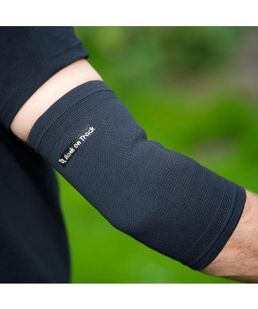 Back on Track Joint and Elbow Pads M Black | Premium Joint Protector for Pain Relief & Recovery | Buy Internationally - Buy Online on GoSupps.com