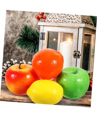 FRCOLOR 20 Pcs Christmas Fruit Candles Orange Decor Artificial Fruit Candles Fruit Figurines Fireplace Decor Lemon Shaped Candles Peach Shaped Candles Mantel Decor Statue Paraffin Indoor - Buy Online on GoSupps.com
