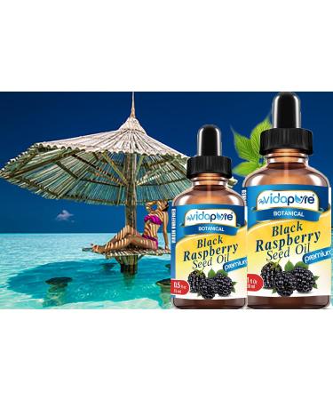 MYVIDAPURE BLACK RASPBERRY SEED OIL 100% Pure VIRGIN UNREFINED for Face, Body, Hair, Lip Care, Nails (1 Fl Oz) 1 Fl Oz (Pack of 1) - Buy Online on GoSupps.com