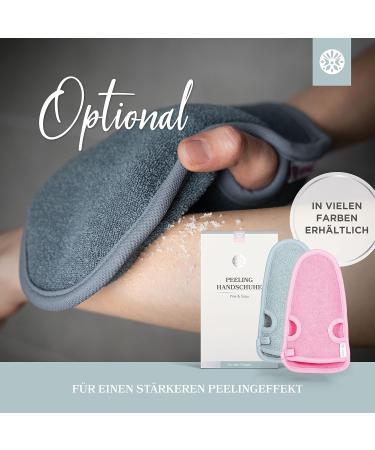 Buy Lowell 500g Body Peeling Sea Salt Scrub with Jojoba Oil - Mango & Peach | Nourishing Shower & Sauna Exfoliator - International Shipping Available - Buy Online on GoSupps.com