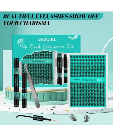Lash Extension Kit - 168Pcs DIY Eyelash Clusters Bond & Seal Glue Remover & Applicator Tool for Beginners | Medusa - Buy Online on GoSupps.com