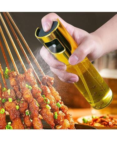 WALFREW Spice Jars Kitchen Oil Glass Bottle Sour Condiment Dispenser Kitchen Seasoning Jar (Silver) - Buy Online on GoSupps.com