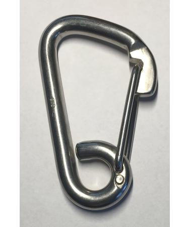 2 Pieces Stainless Steel 316 Spring Hook Carabiner 3/8" (10mm) Marine Grade Safety Clip - Buy Online on GoSupps.com
