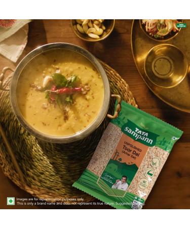 Tata Sampann Premium ongepolijst Toor Dal Arhar Dal 1kg - Buy Online on GoSupps.com