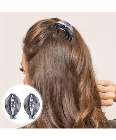 Beaupretty 2pcs Octopus Clip Large Hair Claw Clips - No-Slip Grip Acrylic Hair Jaw Clips Grey - Buy Online on GoSupps.com
