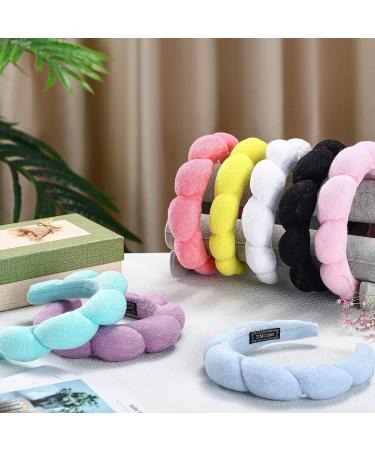 Jexine 8 Pcs Cute Spa Headbands for Women - Non Slip Terry Cloth Makeup Hair Band - Buy Online on GoSupps.com