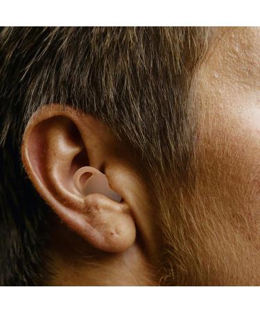 Soft Silicone Anti-Noise Earplugs for Sleeping & Travel | Sound Insulation Hearing Protection - Ivory - Buy Online on GoSupps.com
