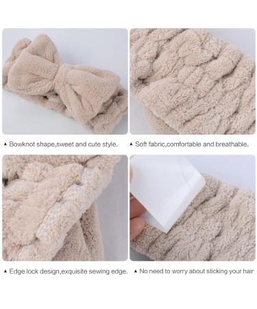 Kinhwa Microfiber Hair Bands for Makeup Yoga & Spa - 3 Multicolored Hair Protection Headbands (Purple Light Brown Gray) - Buy Online on GoSupps.com