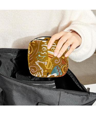 Funny Women s Skeleton Storage Bag | Period Kit & Feminine Product Holder - Colorful Bands for Girls - Buy Online on GoSupps.com